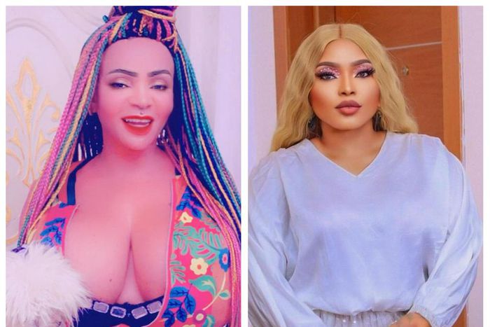 Nollywood actors Cossy Orjiakor and Halima Abubakar [Instagram/CossyBarbie] [Instagram/HalimaAbubakar]
