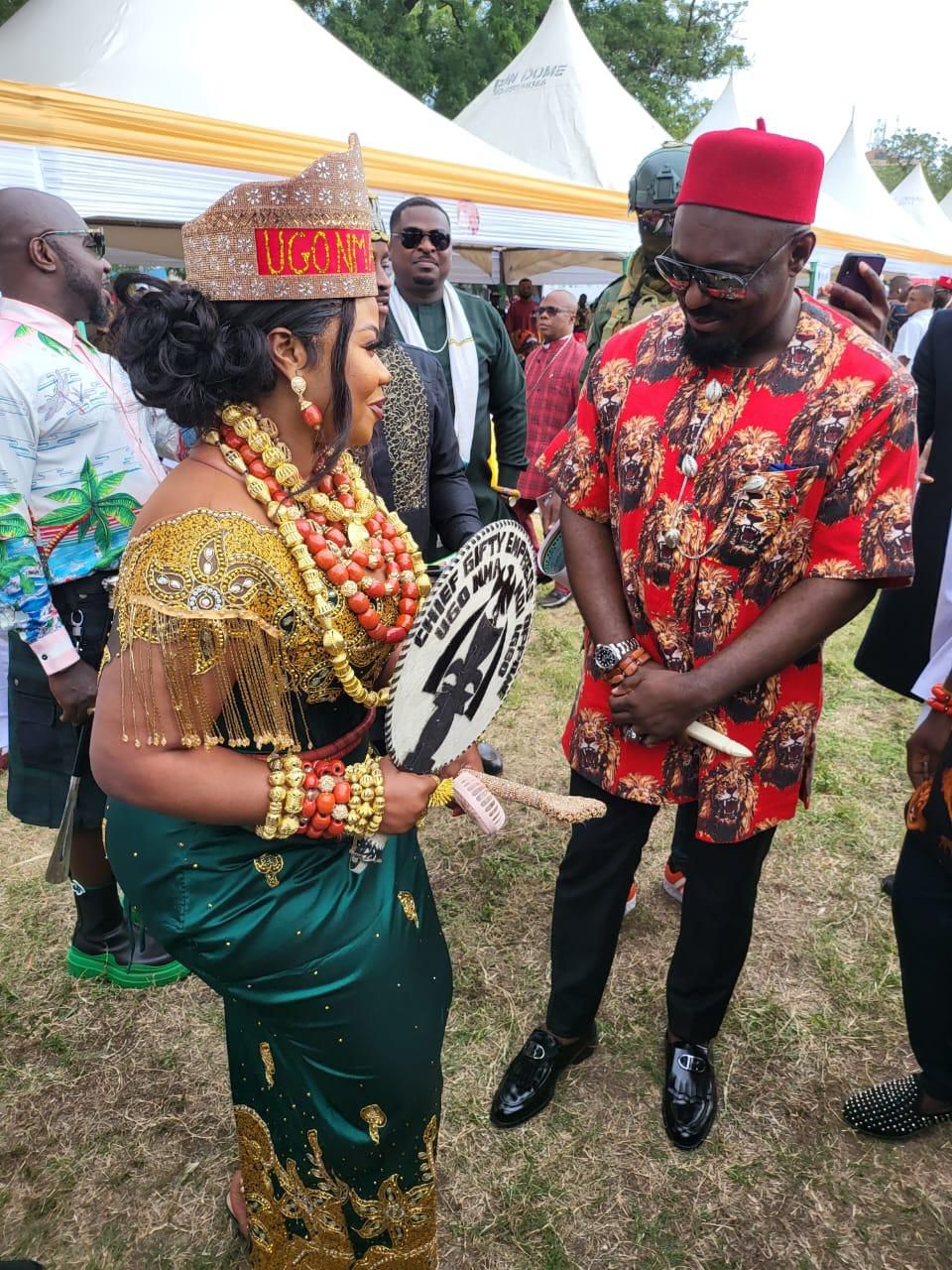 Nollywood actor Jim Iyke has been conferred with a chieftaincy title.