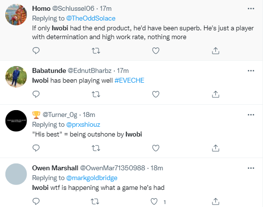 Reactions to Iwobi and Richarlison as Everton beat Chelsea 1-0 in Premier League fixture