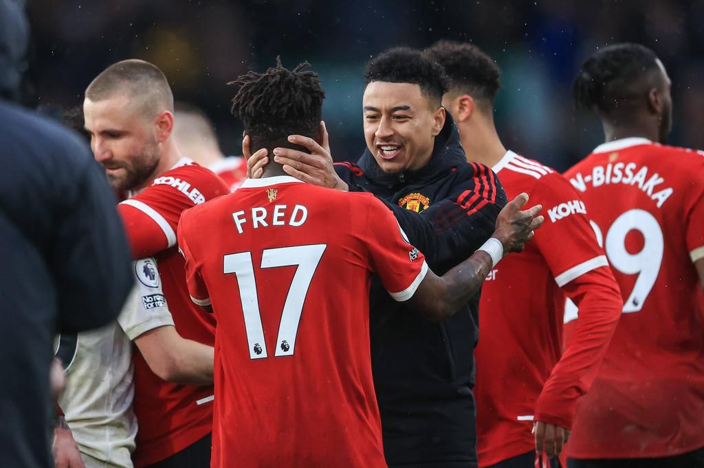 Fred and Anthony Elanga's goals helped Manchester United secure a win against Leeds on Sunday