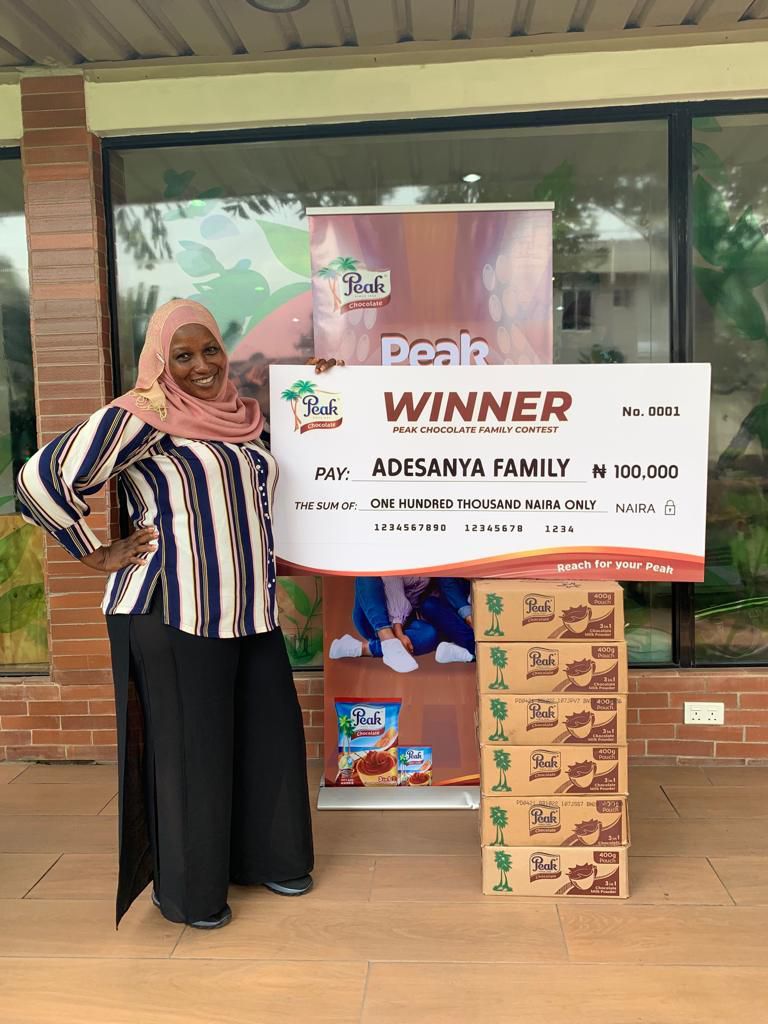 Families win N180,000 cash, supplies of  Peak Chocolate in ‘Family Contest 2.0’