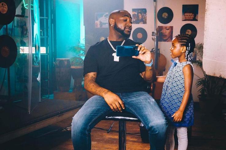Davido and his daughter Imade Adeleke [Instagram/Davido]