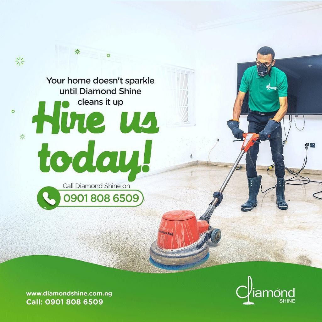 Diamond Shine, Abuja's leading cleaning agency arrives Lagos