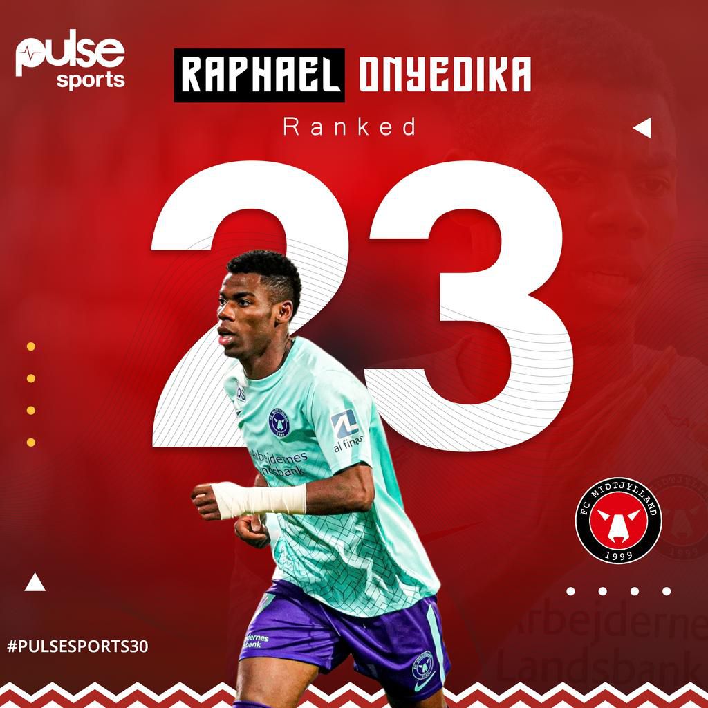 Raphael Onyedika is PulseSPORTS30 #23