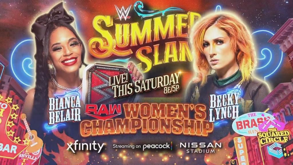 Bianca Belair (Champion) vs Becky Lynch