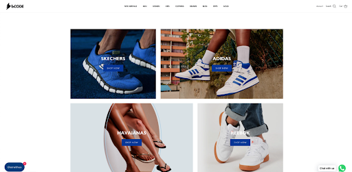 bCODE launches a new website as Reebok is set to join ADIDAS, Skechers and Havaianas on their website