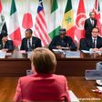 President Muhammadu Buhari pictured with other world leaders at the G7 summit in Germany