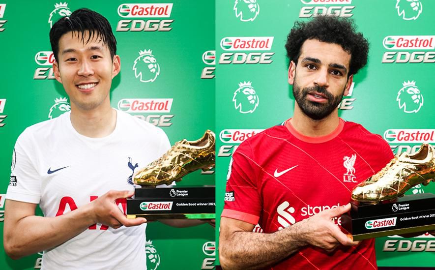 Son Heung-Min and Mohamed Salah shared the Premier League Golden Boot Award for 2021/22