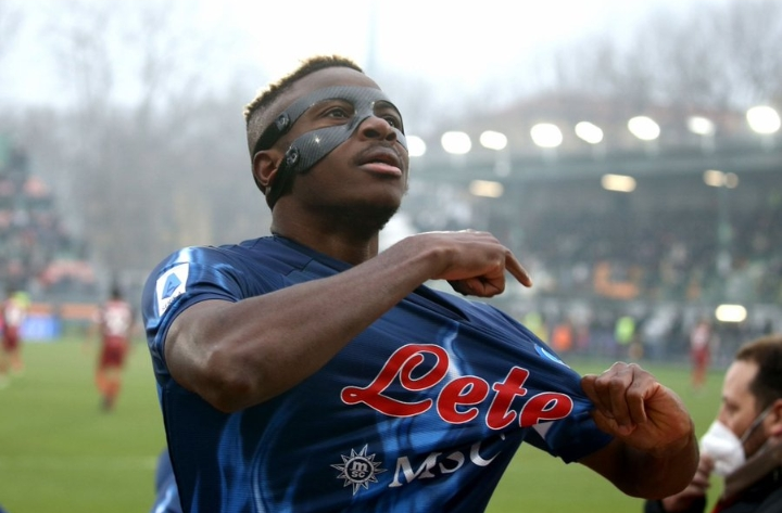 Napoli's saviour, Victor Osimhen.