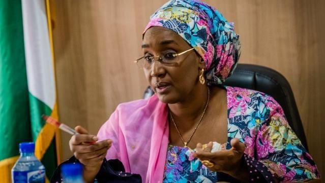 Hajiya Sadiya Umar Farouq, Minister of Humanitarian Affairs, Disaster Management and Social Development. [Vanguard]