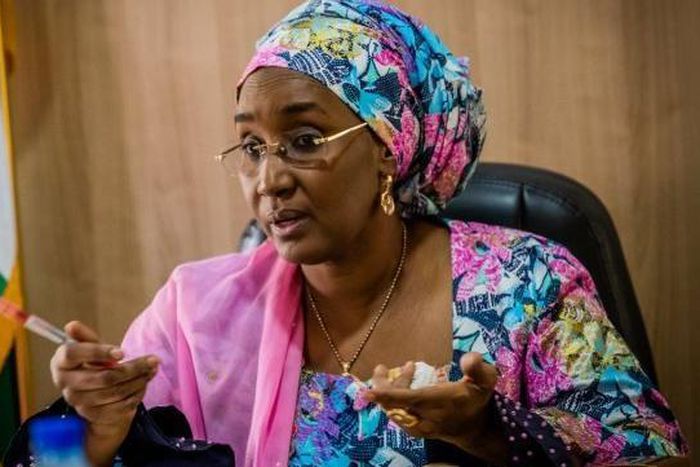 Hajiya Sadiya Umar Farouq, Minister of Humanitarian Affairs, Disaster Management and Social Development. [Vanguard]