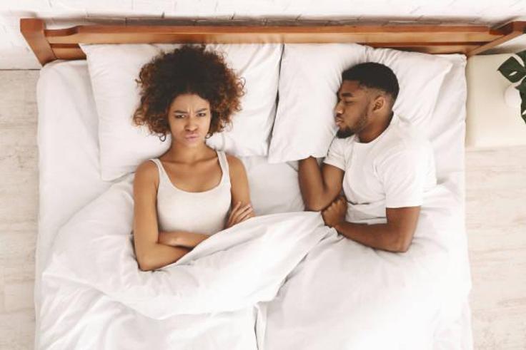 Couples have to handle their partners not being in the mood