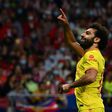 Mohamed Salah scored twice for Liverpool in a dramatic game in Madrid