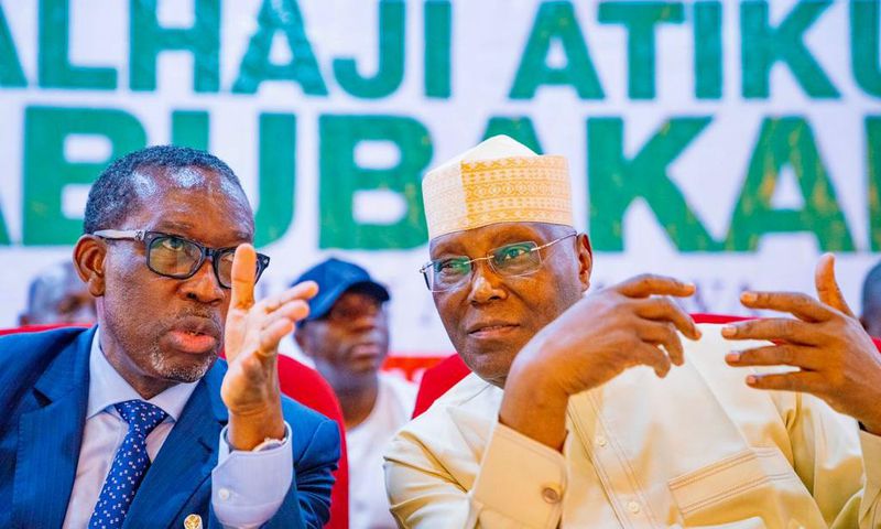 Ifeanyi Okowa and Alhaji Atiku Abubakar, (DSGOVT)