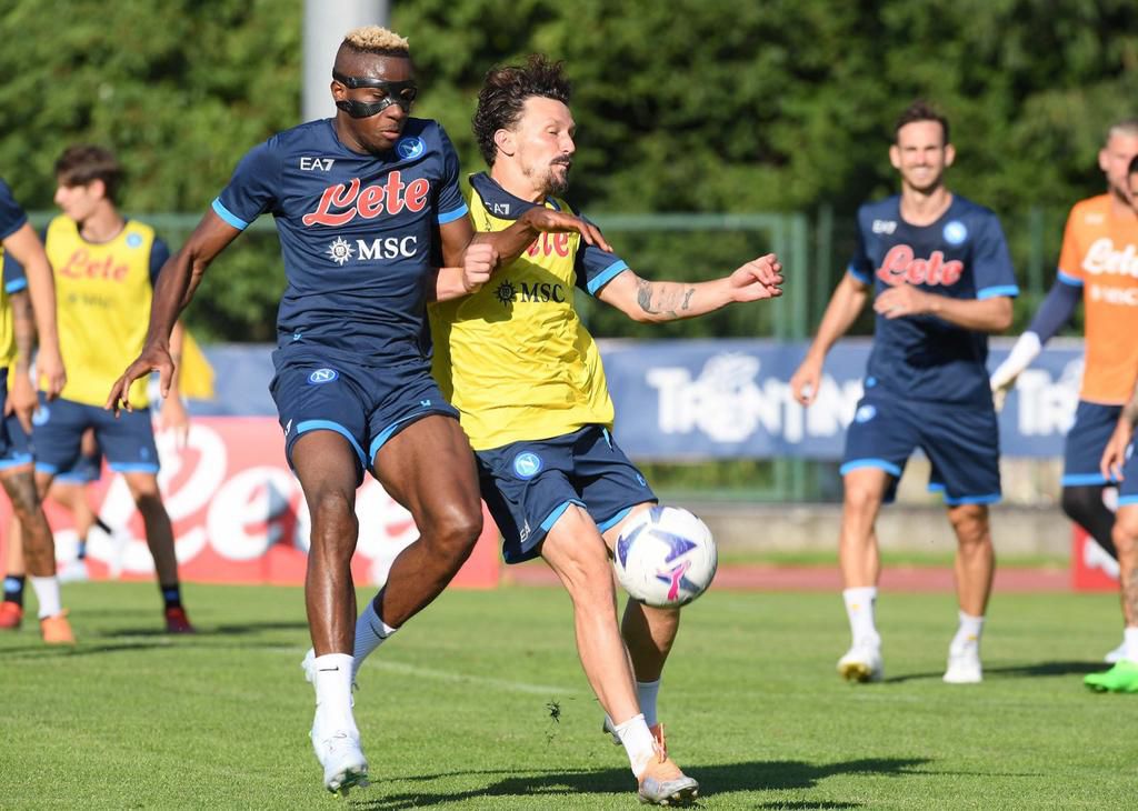 Osimhen, Chukuweze return to training