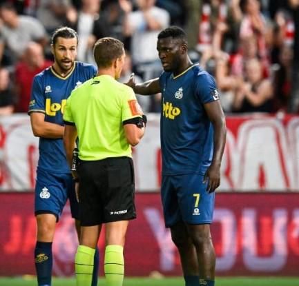 Victor Boniface assisted a goal for Royale USG against Royal Antwerp