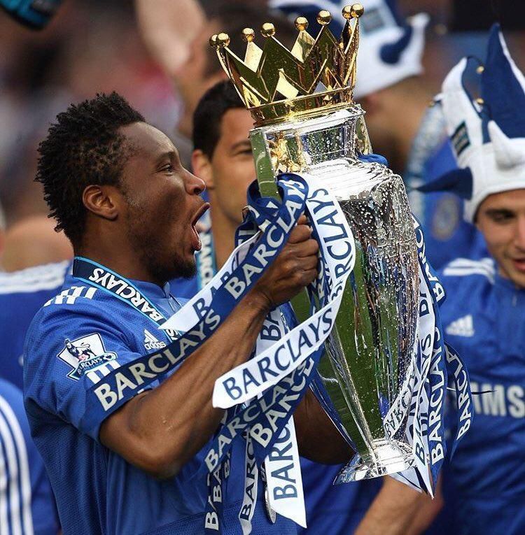 John Mikel Obi won two Premier League titles with Chelsea