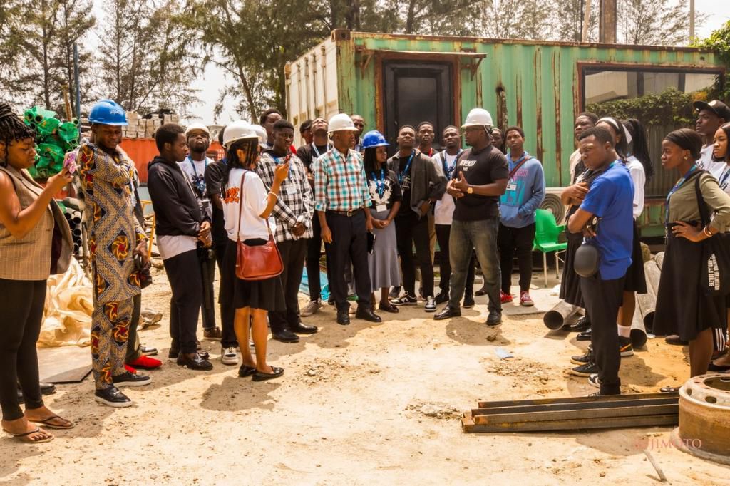 EXCURSION: Students from Caleb University, Lagos visit the home to luxury living!