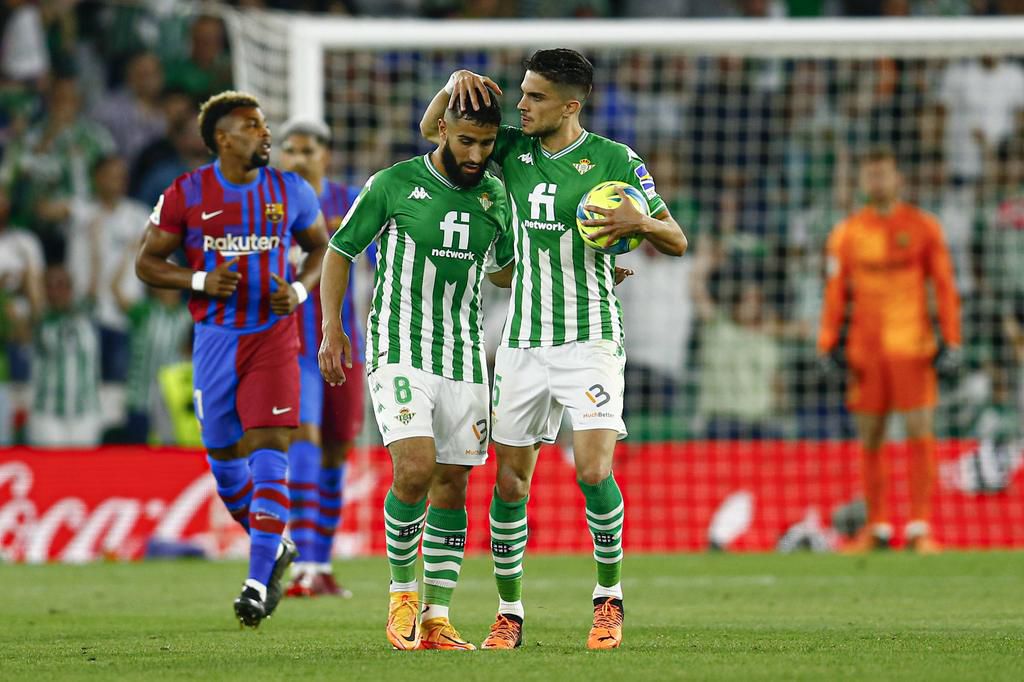 Marc Batra drew level for Real Betis against Barcelona on Saturday night