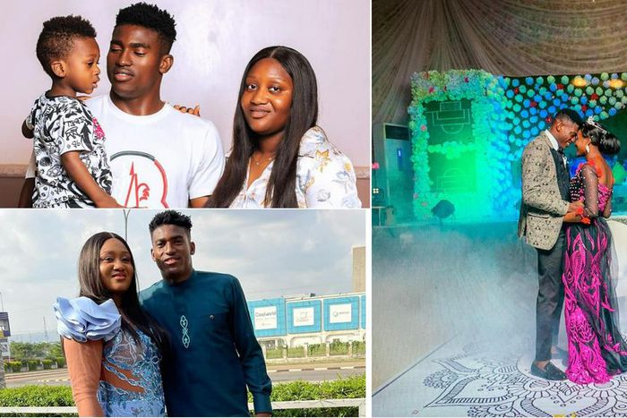 Super Eagles star Taiwo Awoniyi celebrates 4-year wedding anniversary