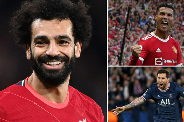 Mohamed Salah - Cristiano Ronaldo - Lionel Messi