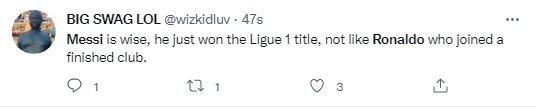 Reactions as Messi scores for PSG to win the league