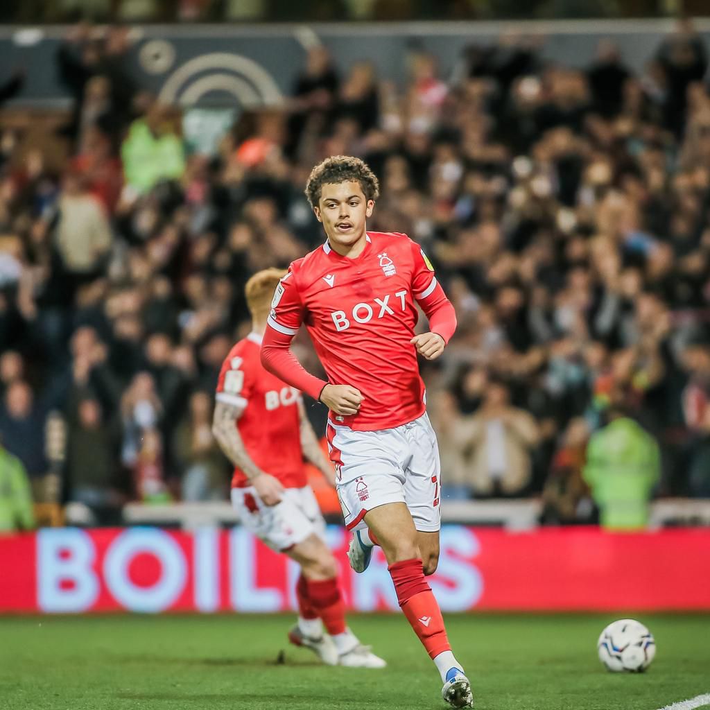 20-year-old Brennan Johnson has scored 16 goals and assisted 9 others in the league for Nottingham Forest.