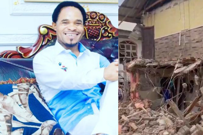 Anambra State Government demolished Pastor Odumeje's Church building. [The Punch]