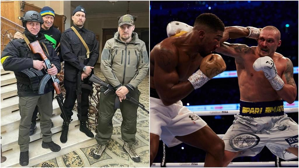Usyk and Joshua were set to fight later this year but the war between Russia and Ukraine may cause a postponement