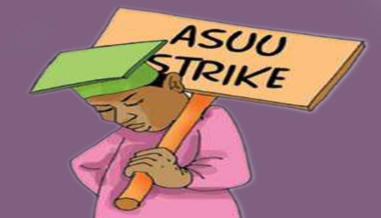 A cartoon depicting the strike action by ASUU (National Daily)