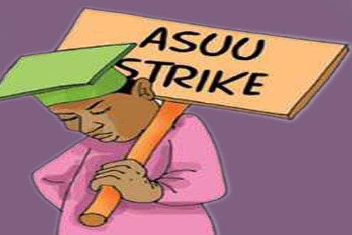 A cartoon depicting the strike action by ASUU (National Daily)