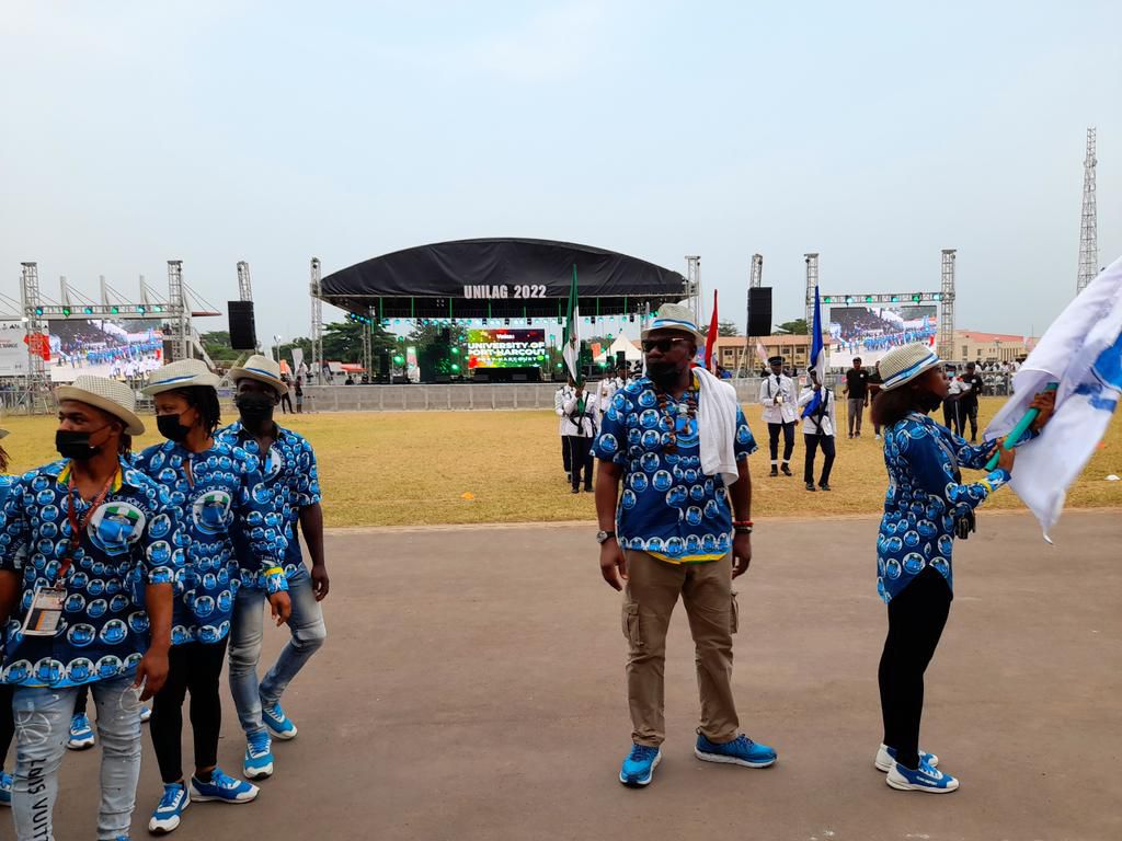 University of Port Representatives led by the legendary Sam Dede.