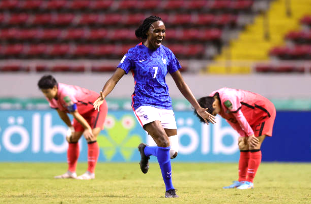 Esther Mbakem-Niaro was also on target for France on Thursday.