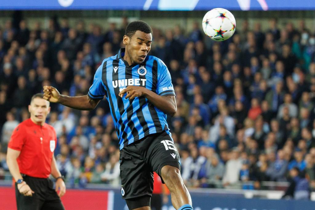 Super Eagles star Raphael Onyedika was impressive in the middle of the park for Club Brugge in their win over Atletico Madrid on Tuesday night in the Champions League