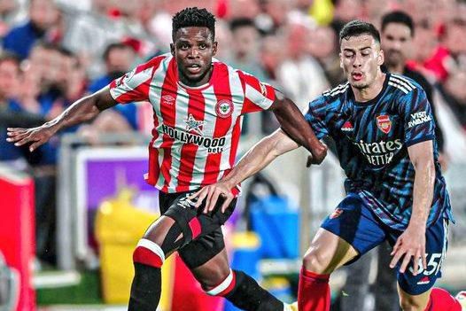 Frank Onyeka made his Premier League debut against Arsenal