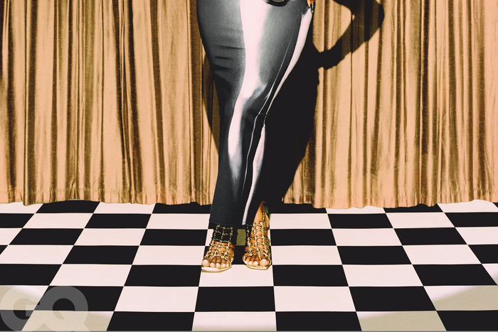 Tems looks stunning for GQ but perhaps the sandals weren't right [GQ]