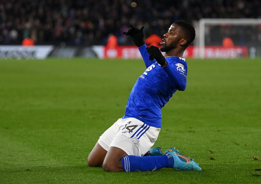 Kelechi Iheanacho scored his first goal in the Europa Conference League.