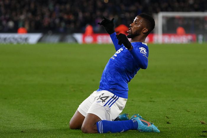 Kelechi Iheanacho scored his first goal in the Europa Conference League.