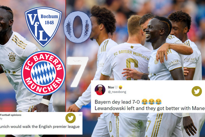 Bayern Munich defeated Bochum 7-0 on Sunday
