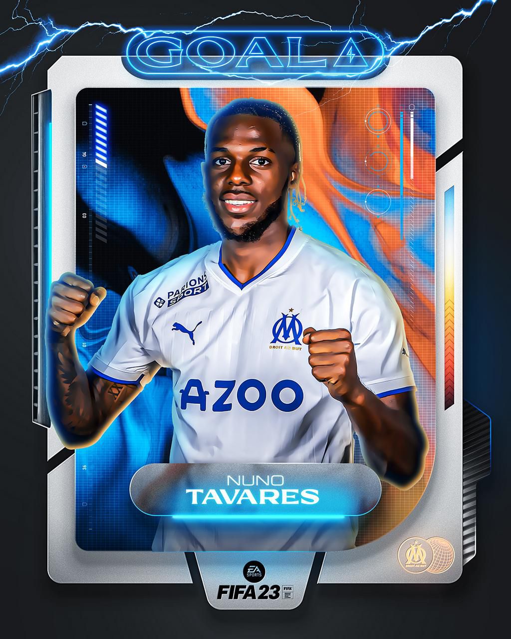 Wingback Nuno Tavares is on loan from Arsenal.