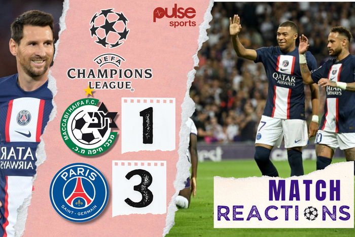 Social media reactions as PSG come back to defeat Maccabi Haifa in UCL