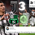 Social media reactions to Juventus 3-0 win over Sassuolo in Serie A on Monday night