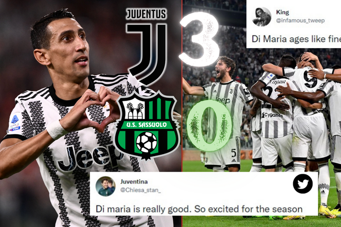 Social media reactions to Juventus 3-0 win over Sassuolo in Serie A on Monday night