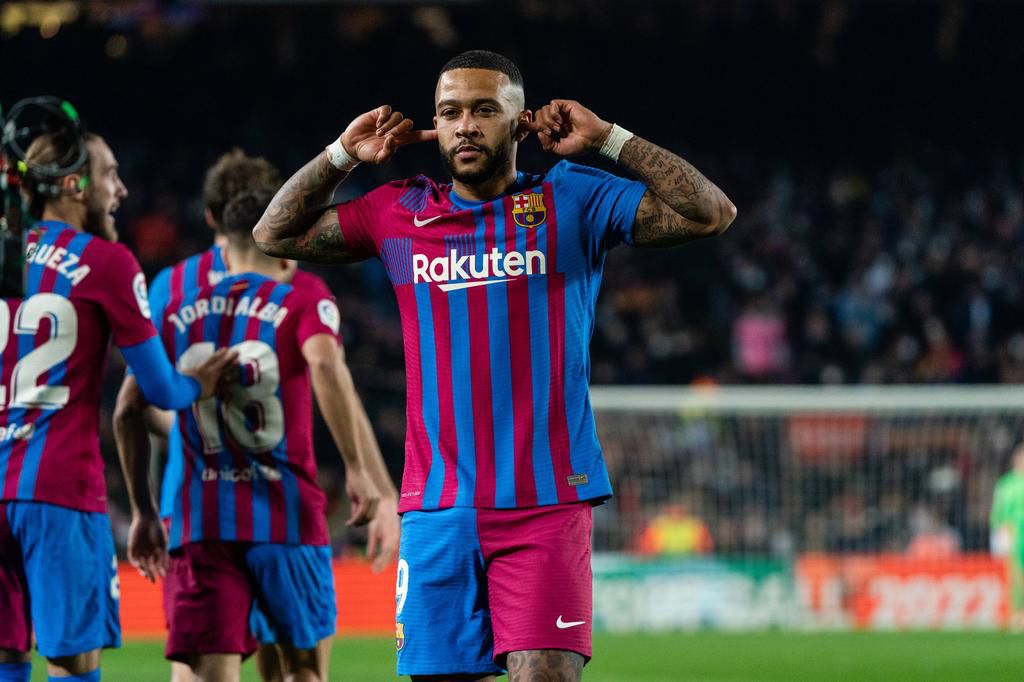 Memphis Depay joined Barcelona on a free transfer in 2021