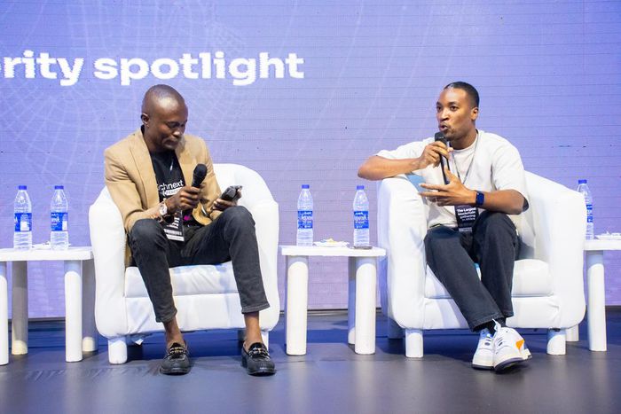 Anderson Ozakpo, Chief Business Officer at Technext; Nollywood actor, Akah Nnani (Session  Celebrity Spotlight)