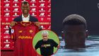 Gini Wijnaldum unveiled by AS Roma in a swimming pool