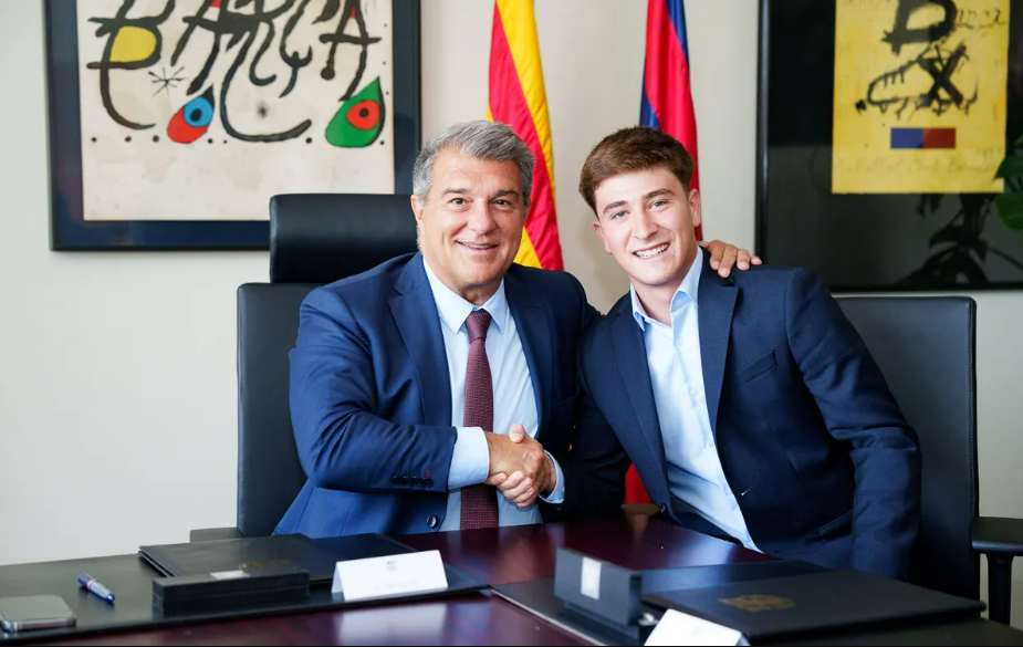 Barcelona sign youngster Pablo Torre on 4 year deal