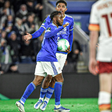 Ademola Lookman got the equaliser for Leicester City against Roma