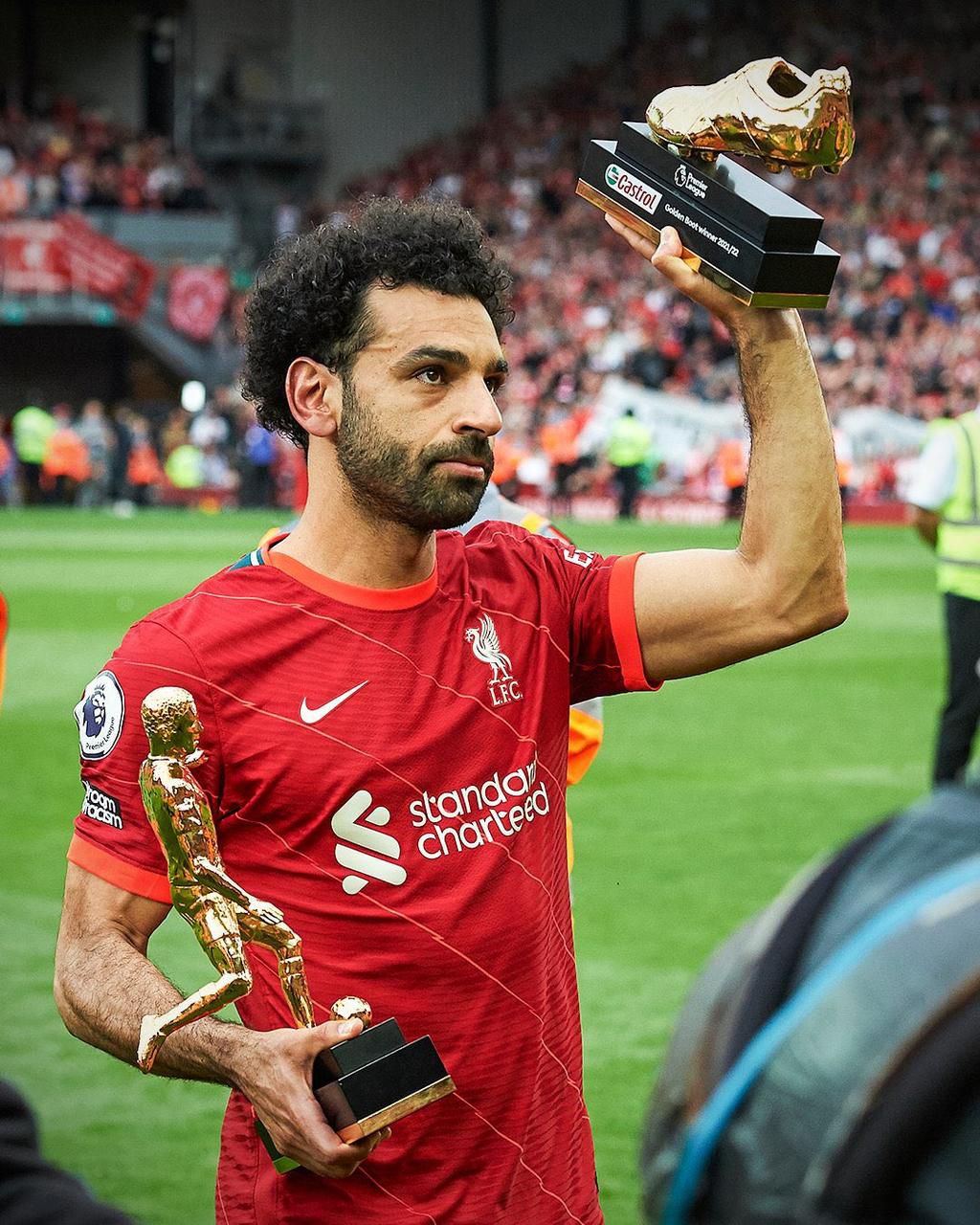 Salah won the PL Golden boot and Playmaker award last season