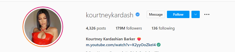Kourtney Kardashian changes last name to ‘Barker’ on Instagram